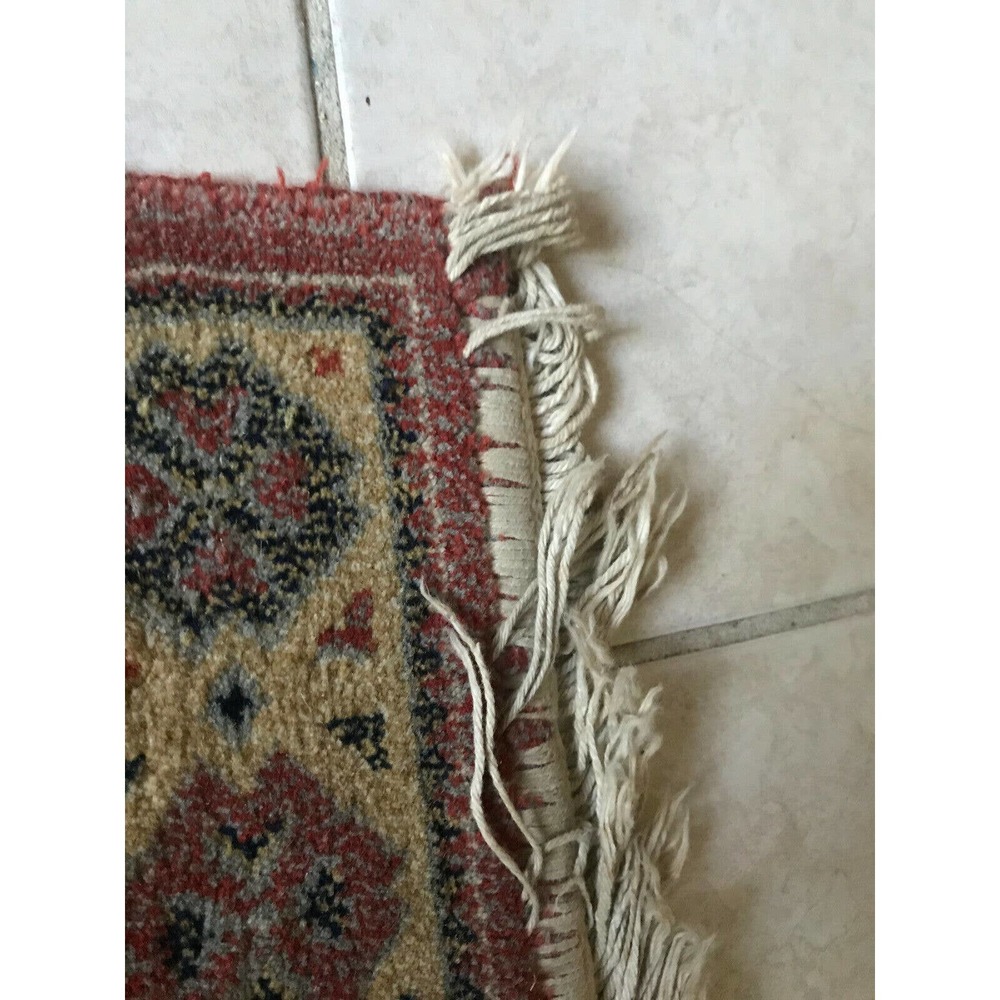 Vintage Belgium Capri Wool Throw Rug - R60 - Picture 8 of 8